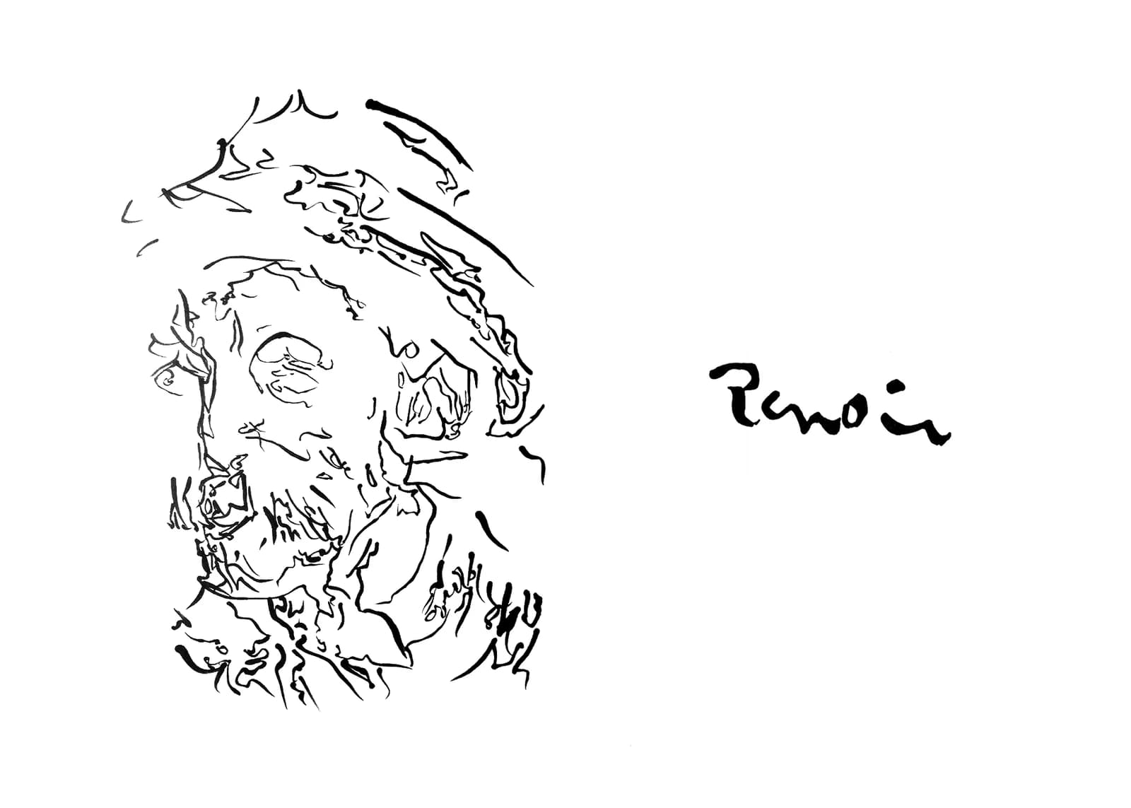 Pierre-Auguste Renoir (2023), Mixed Media by Augustus Rivers